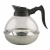 Coffee Decanters And Coffee Servers Crestware PD64 Black Top Decanter 64 Oz.