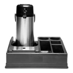 Airpot Racks Service Ideas APLR15BL Single Airpot Station With 5 Compartments