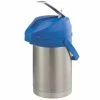 Airpots Service Ideas CTAL22BLU Stainless Steel Lined Airpot With Lever, Blue Top, 2.2 Liter