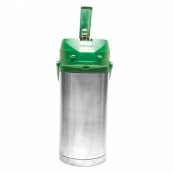 Airpots Service Ideas CTAL37GRN Stainless Steel Lined Airpot With Lever, Green Top 3.7 Liter