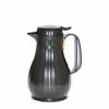Beverage Servers Service Ideas ECO13BL Eco-Serv Black Plastic-Lined Server 1.3 Liter