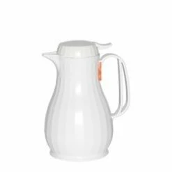 Beverage Servers Service Ideas ECO13WH Eco-Serv White Plastic-Lined Server 1.4 Liter