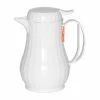 Beverage Servers Service Ideas ECO6WH Eco-Serv White Plastic-Lined Server .6 Liter