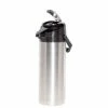 Airpots Service Ideas ENALS37S Signa-Air Stainless Lined Airpot Lever Lid 3.7 Liter
