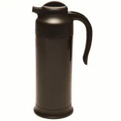 Coffee Decanters And Coffee Servers Service Ideas FS10BL SteelVac Black Carafe 1 Liter