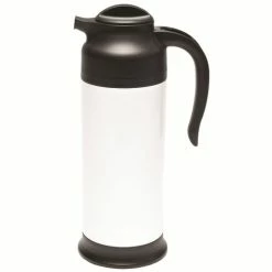 Beverage Servers Service Ideas FS10WH SteelVac White Carafe 1 Liter
