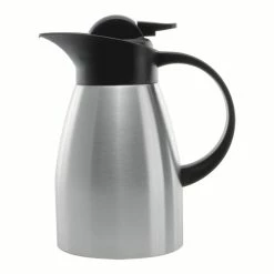 Coffee Decanters And Coffee Servers Service Ideas KVP1000 Brushed Stainless Touch Coffee Server, 1 Liter