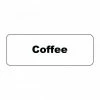 Beverage Tags Service Ideas MT1CF Rectangular Magnetic Flavor Tag, Coffee