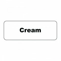 Beverage Tags Service Ideas MT1CR Rectangular Magnetic Flavor Tag, Cream