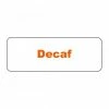 Beverage Tags Service Ideas MT1DE Rectangular Magnetic Flavor Tag, Decaf