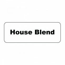 Beverage Tags Service Ideas MT1HB Rectangular Magnetic Flavor Tag, House Blend