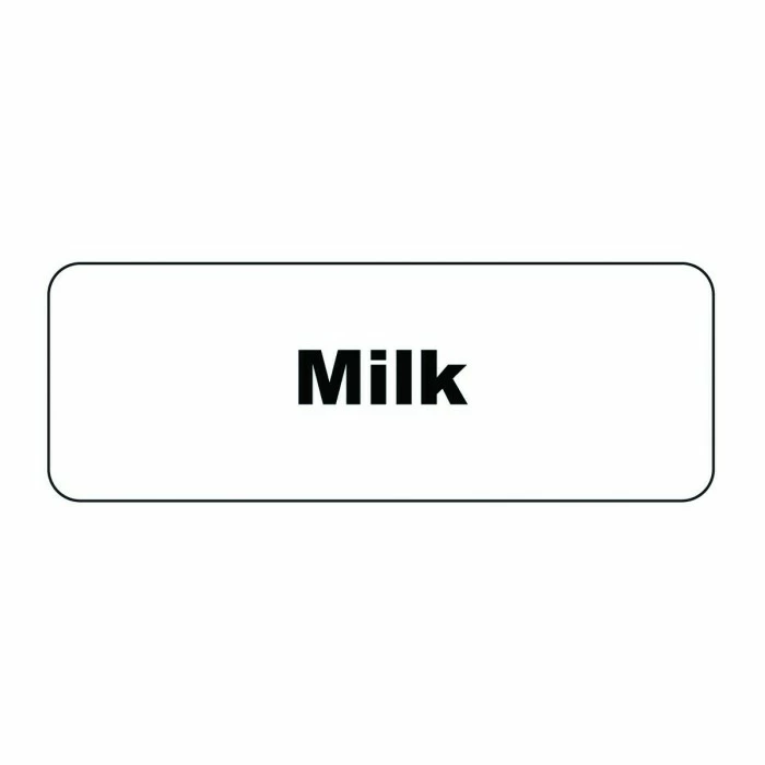 Beverage Tags Service Ideas MT1MI Rectangular Magnetic Flavor Tag, Milk 1 Beverage Tags Service Ideas MT1MI Rectangular Magnetic Flavor Tag, Milk