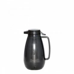 Beverage Servers Service Ideas PB101BL Thermo-Serv Black Push Button Coffee Server, 1 Liter