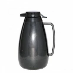 Beverage Servers Service Ideas PB421BL Thermo-Serv Black Push Button Coffee Server, 2 Liter