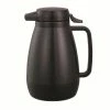 Beverage Servers Service Ideas PB501BL Thermo-Serv Black Push Button Coffee Server, 0.6 Liter