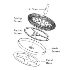 Coffee And Tea Presses Service Ideas PRESSCRN350 Coffee Press Replacement Screen