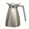 Beverage Servers Service Ideas SVSQ04BS Brushed Stainless Square Server, 0.4 Liter