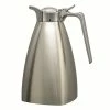 Beverage Servers Service Ideas SVSQ10BS Brushed Stainless Square Server, 1 Liter