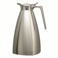 Beverage Servers Service Ideas SVSQ15BS Brushed Stainless Square Server, 1.5 Liter