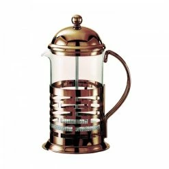 Coffee And Tea Presses Service Ideas T277BRNZ Brick French Coffee Press, Bronze Finish 0.35 Liter