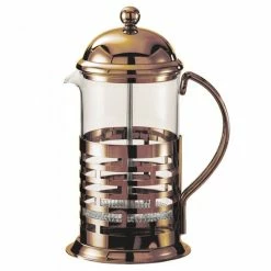Coffee And Tea Presses Service Ideas T677BRNZ Brick French Coffee Press, Bronze Finish 0.8 Liter