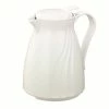 Beverage Servers Service Ideas TNSPB06WH Twist N' Serv Push Button White Carafe 0.6 Liter