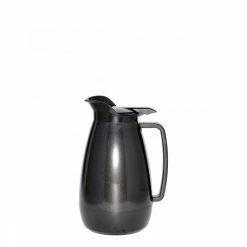 Beverage Servers Service Ideas TS101BL Thermo-Serv Black Flip Top Server, 1 Liter