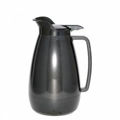 Beverage Servers Service Ideas TS411BL Thermo-Serv Black Flip Top Server, 2 Liter