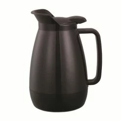 Beverage Servers Service Ideas TS501BL Thermo-Serv Black Flip Top Server, .6 Liter