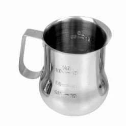 Milk Frothing Pitchers Thunder Group SLMP0024 Espresso Milk Pitcher With Measuring Scale 24 Oz.
