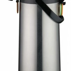 Airpots Winco AP-535 Stainless Push Button Vacuum Server With Glass Liner 3.0 Liter