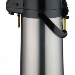 Airpots Winco AP-822 Stainless Vacuum Server With Glass Liner, Lever Top 2.2 Liter