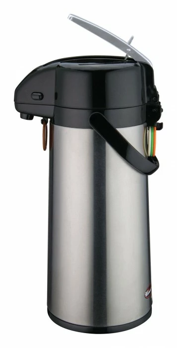 Airpots Winco AP-822 Stainless Vacuum Server With Glass Liner, Lever Top 2.2 Liter 1 Airpots Winco AP-822 Stainless Vacuum Server With Glass Liner, Lever Top 2.2 Liter