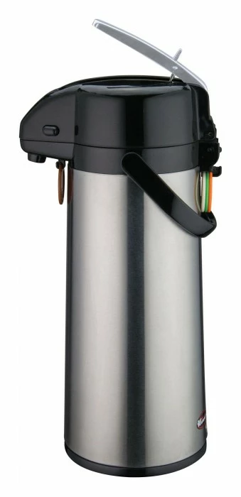 Airpots Winco AP-825 Stainless Vacuum Server With Glass Liner, Lever Top 2.5 Liter 1 Airpots Winco AP-825 Stainless Vacuum Server With Glass Liner, Lever Top 2.5 Liter