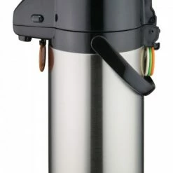 Airpots Winco APSK-725 Stainless Steel Vacuum Server, Lever Top 2.5 Liter