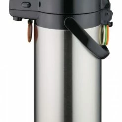 Airpots Winco APSK-730 Stainless Steel Vacuum Server, Lever Top 3.0 Liter