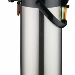 Airpots Winco APSP-930 Stainless Push Button Vacuum Server 3.0 Liter